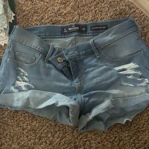 Like new Hollister shorts with rips